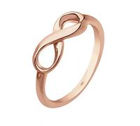 Elli Damen-Ring Infinity Unendlichkeit Liebe Freundschaft rosé vergoldet silber 925 Gr. 58 (18.5) 0603313015_58