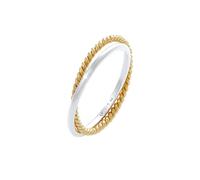 ELLI Ring Wickel Klassisch Filigran Gedreht Trend In 925 Sterling Silber für Damen - 60