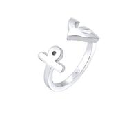 Elli Ring Damen mit Anker Symbol offen und verstellbar Maritim in 925 Sterling Silber