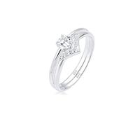 ELLI Damen Ring 'Dreieck' silber, Größe 58, 4040958 Silber 58