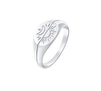 Elli Ring Damen Siegelring Sonne Mond Astro Boho Trend Blogger 925 Silber