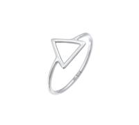 Elli - Trend Dreieck Statement 925 Silber Ringe Damen