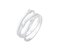Elli Ring Damen silber, 56