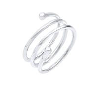 Elli Ring Damen Spirale Wickelring in 925 Sterling Silber