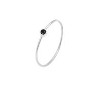Elli Ring Damen Stacking Minimal Filigran mit Kristall in 925 Sterling Silber (48)