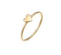 elli. PREMIUM Ring Herz Liebe Verlobung 585 Gelbgold, gold Gold