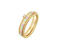 Elli Multi-Color Emaille 3er Set 925 Silber, mit Kristallen von Swarovski® 52 Damen