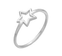Elli Ring Damen Stern Cut-Out Symbol in 925 Sterling Silber