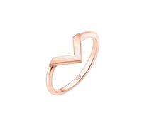 ELLI Damen Ring 'Geo' rosegold, Größe 52, 4180310 Rosegold 52