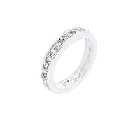 Elli Ring Damen Verlobung Edel mit Kristallen in 925 Sterling Silber