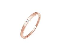 Elli DIAMONDS Verlobungsring Klassiker Diamant (0.015 ct.) 925 Sterling Silber 58 Damen