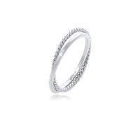 Elli Ring Damen Wickel Klassisch Filigran Twisted Trend 925 Silber