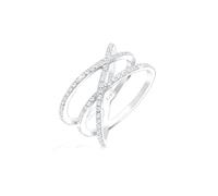 Elli Ring Damen Wickelring Blogger in 925 Sterling Silber