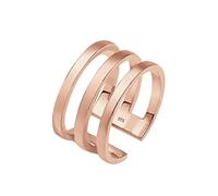 Elli Ring Damen Wickelring Geo in 925 Sterling Silber Rosé vergoldet