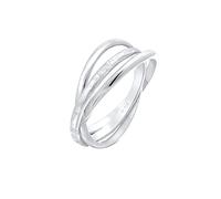Elli Elli Ring Basic Wickelring Trend Trinity 925 Silber Ringe Damen