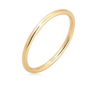 Elli Ringe - Ring Bandring Ehering Trauring Hochzeit 585er Gelb - Gr. 54 MM - in Gold - für Damen