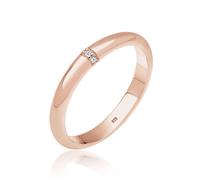 Elli DIAMONDS - Diamant 0.045 ct. Klassik Verlobung 925 Silber Ringe 1 ct Damen