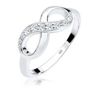 Ring Infinity Diamant 0.125 Ct. Geschenkidee 925 Silber DIAMORE Weiß 4N189/60X56