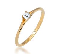 Ring Verlobung Vintage Diamant (0.06 Ct.) 585 Gelbgold DIAMORE Gold 4N229/50X58