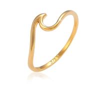 Ring Wellen Wave Strand Maritim 375 Gelbgold Elli Premium Gold 54 (Artikelnummer: 5C009/40X54)