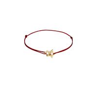 Elli Rising Star Nylon Basic Trend 925 Sterling Silber Rot Damen
