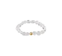 Elli Rock Crystal Transparent 925 Sterling Silber goldfarben Damen