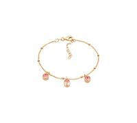 Elli Rosa 925 Sterling Silber, mit Kristallen von Swarovski® goldfarben Damen