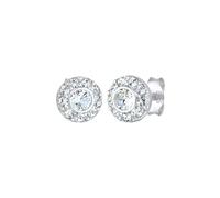 Elli Rund Glamourös Ohrstecker 925 Silber, mit Kristallen von Swarovski® OneSize Damen