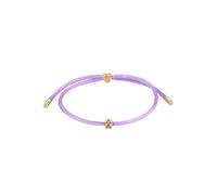 Elli Satin Lettering Heart 925 Sterling Silber vergoldet Violett Damen