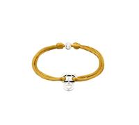 Elli Satin Smiling Face 925 Sterling Silber Gelb Damen