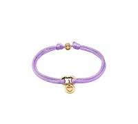Elli Satin Smiling Face 925 Sterling Silber Violett Damen