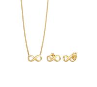 ELLI Damen Schmuckset Infinity gold, Größe One Size, 4495877 Gold One Size