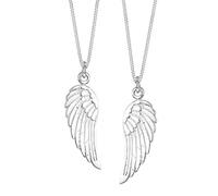 Elli Ketten-Set »Partnerkette Flügel 925 Sterling Silber«, Flügel