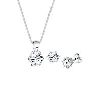 Elli Schmuckset Damen silber, 45