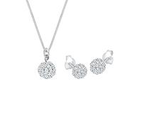 Elli Schmuckset Damen silber, 45