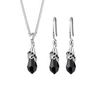 Elli Schmuckset Kristalle 925 Sterling Silber