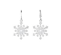 Elli Schneeflocke Winter Zirkonia 925 Silber OneSize Damen