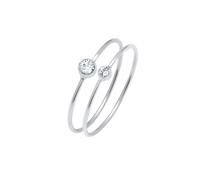Elli Set 925 Silber, mit Kristallen von Swarovski® 52 Damen