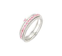 Elli Set Kristalle Rosa Pastell 925 Silber vergoldet, mit Kristallen von Swarovski® 62 Damen