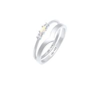 Elli Set Marquise Opal Zirkonia Dreieck 925 Silber 58 Damen