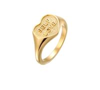 Elli Siegelring Herz 925 Sterling Silber 58 Damen