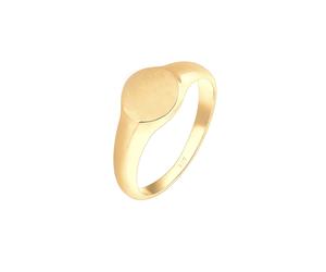Elli Siegelring Royal Matt Geo Basic Trend 925 Silber 58 Damen
