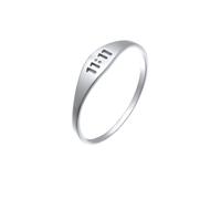 Elli Siegelring Zahl 11:11 925 Sterling Silber 56 Damen