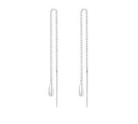 Elli Ohrringe Damen Ohrhänger Tropfen Anhänger Durchziehen Basic in 925 Sterling Silber
