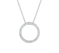 Halskette Kreis Geo Trend Kristalle 925 Silber Elli Silber 4O335/30X001