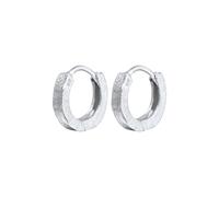 Elli Paar Creolen »Creolen Struktur Organic Basic Klein 925 Silber«, Creole