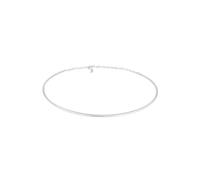 Kette ohne Anhänger ELLI "Choker Cuff Basic Blogger 925er Silber" Halsketten Gr. 40, Silber 925 (Sterlingsilber), Länge: 40 cm, silberfarben (silber) Damen Ketten ohne Anhänger (36719937-40)