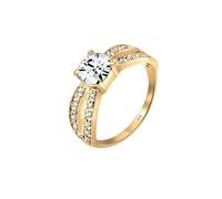 Elli Solitär Glamourös 925 Silber, mit Kristallen von Swarovski® 54 Damen