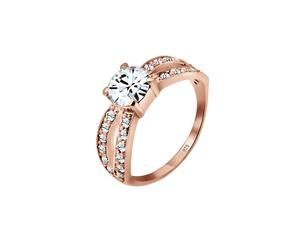 Elli Solitär Glamourös 925 Silber, mit Kristallen von Swarovski® 58 Damen