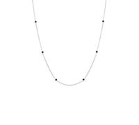 Elli Solitär Glamourös Schwarz 925 Silber, mit Kristallen von Swarovski® silberfarben Damen